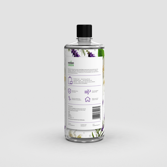 Herbo Green Natural Liquid Detergent 1L | Jasmine & Lavender