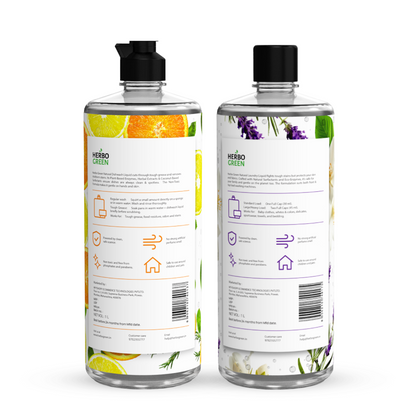 Dish Wash Liquid & Liquid Detergent Combo 2L