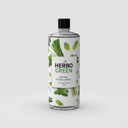 Herbo Green Natural Floor Cleaner 1L | Lemongrass & Mint