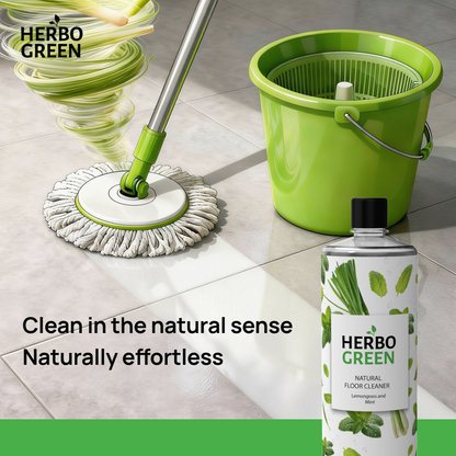 Herbo Green Natural Floor Cleaner 1L | Lemongrass & Mint