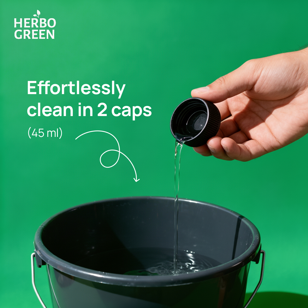 Herbo Green Natural Floor Cleaner 1L | Lemongrass & Mint