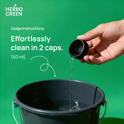Herbo Green Natural Floor Cleaner 1L | Lemongrass & Mint