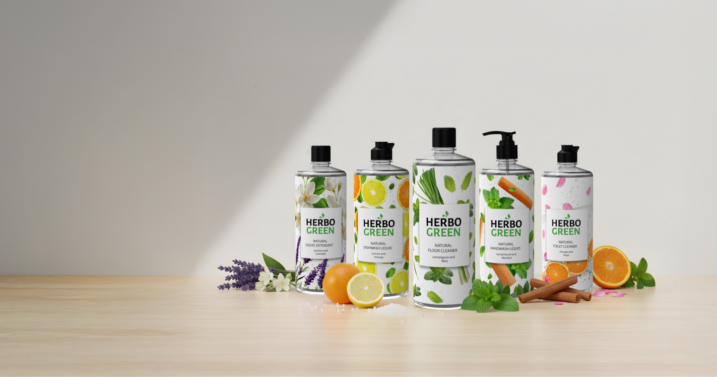 Herbo Green Combo Cleaner Kit (Pack of 5)