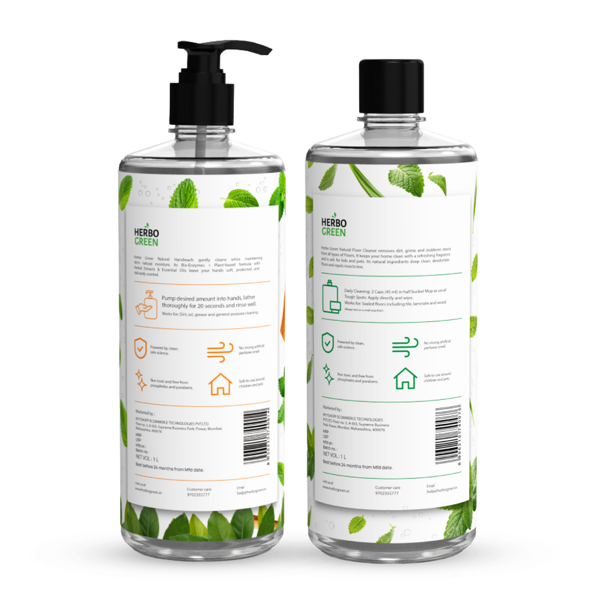 Hand Wash & Floor Cleaner Combo 2L